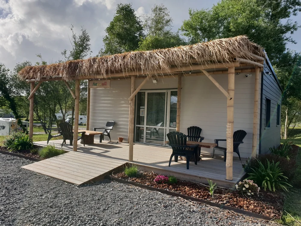 Pergola bambou 4 x 3 m - tonnelle en bambou