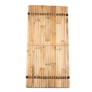 Clôtures en bambou pour jardin et maison 6 Clôture en lattes de bambou clair 90 x 180