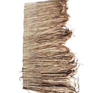 paille naturelle pour toit exotique